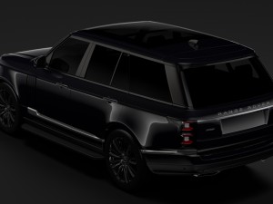 range rover sentinel l405 2018 3D Model