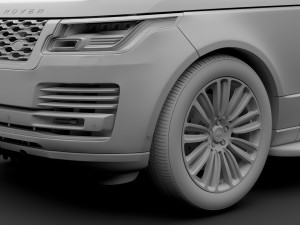 range rover sentinel l405 2018 3D Model