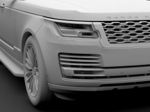 range rover sentinel l405 2018 3D Model