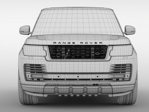 range rover sentinel l405 2018 3D Model