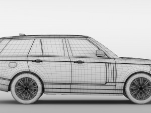 range rover sentinel l405 2018 3D Model