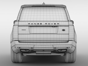 range rover sentinel l405 2018 3D Model