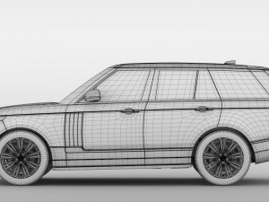 range rover sentinel l405 2018 3D Model