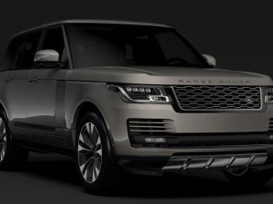 range rover supercharged l405 2018 3D Model