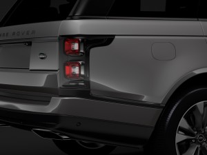 range rover supercharged l405 2018 3D Model