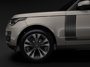 range rover supercharged l405 2018 3D Model