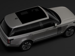range rover supercharged l405 2018 3D Model