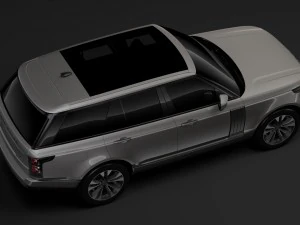 range rover supercharged l405 2018 3D Model