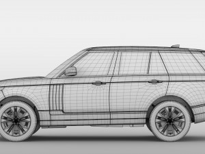 range rover supercharged l405 2018 3D Model
