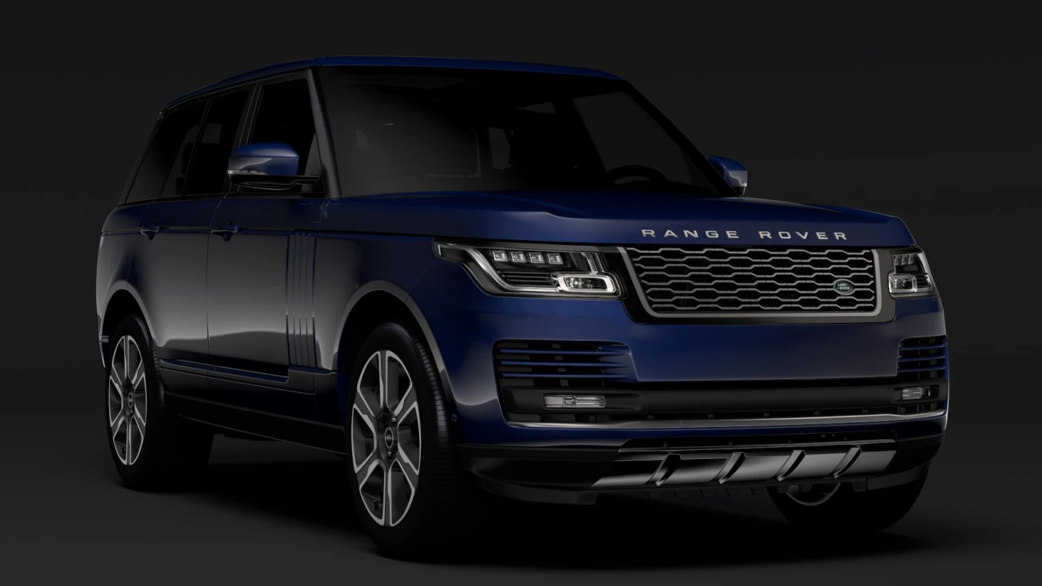 range rover vogue l405 2018 3D Model .c4d .max .obj .3ds .fbx .stl .blend