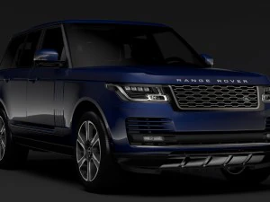 range rover vogue l405 2018 Modelo 3D