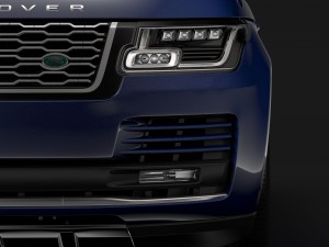 range rover vogue l405 2018 3D Modell