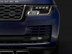 range rover vogue l405 2018 3D Model
