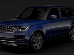 range rover vogue l405 2018 3D Modell