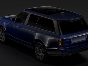range rover vogue l405 2018 3D Modell