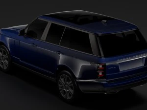 range rover vogue l405 2018 3D Model