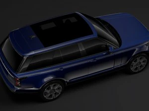 range rover vogue l405 2018 3D Model