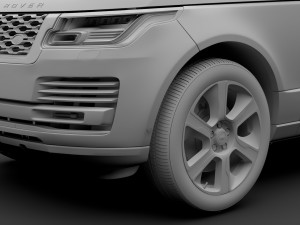 range rover vogue l405 2018 3D Modell
