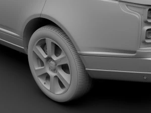 range rover vogue l405 2018 3D Model