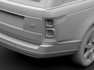 range rover vogue l405 2018 3D Modell