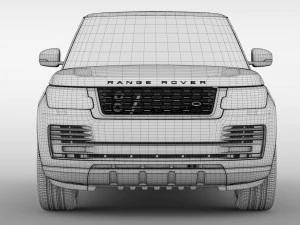 range rover vogue l405 2018 3D Model