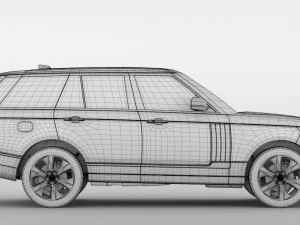 range rover vogue l405 2018 3D Model