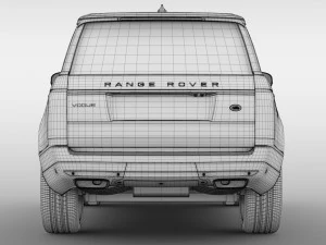 range rover vogue l405 2018 3D Model