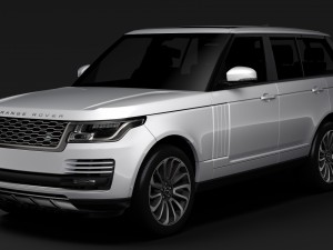 range rover vogue se l405 2018 3D 모델