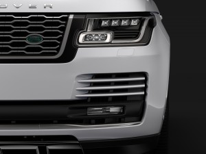 range rover vogue se l405 2018 3D 모델