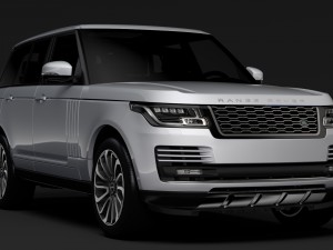 range rover vogue se l405 2018 3D 모델