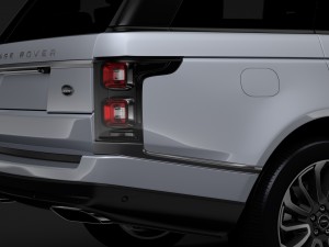 range rover vogue se l405 2018 3D 모델