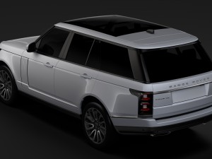range rover vogue se l405 2018 3D 모델