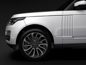 range rover vogue se l405 2018 3D 모델