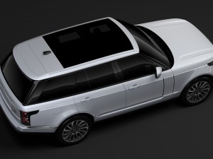 range rover vogue se l405 2018 3D 모델
