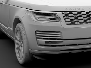 range rover vogue se l405 2018 3D 모델