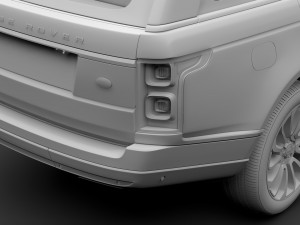 range rover vogue se l405 2018 3D 모델
