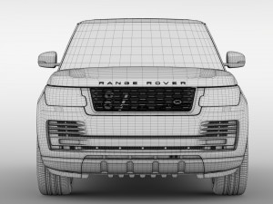 range rover vogue se l405 2018 3D 모델