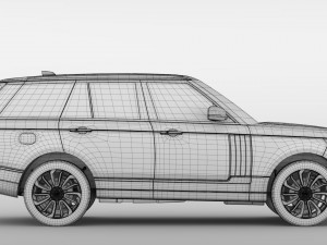 range rover vogue se l405 2018 3D 모델