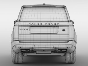 range rover vogue se l405 2018 3D 모델