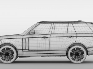 range rover vogue se l405 2018 3D 모델