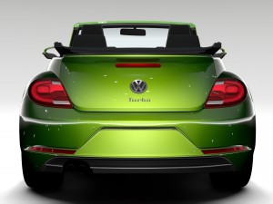 vw beetle convertible turbo 2018 Modelo 3D
