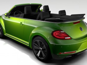 vw beetle convertible turbo 2018 Modelo 3D