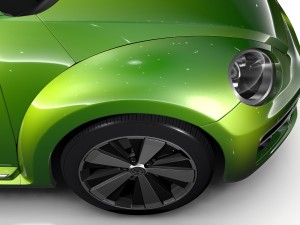 vw beetle convertible turbo 2018 Modelo 3D