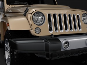 jeep wrangler chief jk 2017 3D 모델