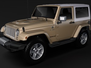 jeep wrangler chief jk 2017 Modelo 3D