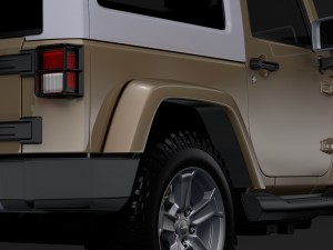 jeep wrangler chief jk 2017 Modelo 3D