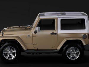 jeep wrangler chief jk 2017 Modelo 3D