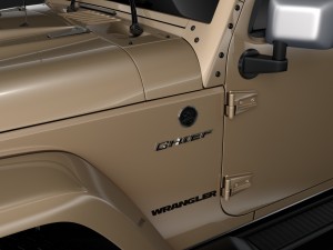 jeep wrangler chief jk 2017 Modelo 3D