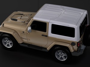 jeep wrangler chief jk 2017 Modelo 3D