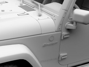jeep wrangler chief jk 2017 Modelo 3D